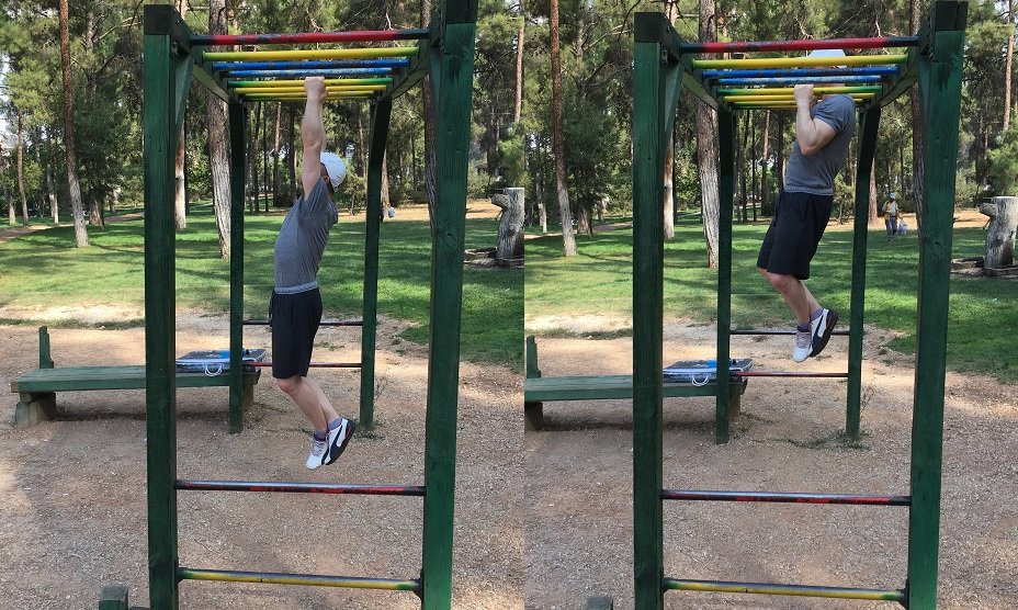 neutral grip pull-up outside